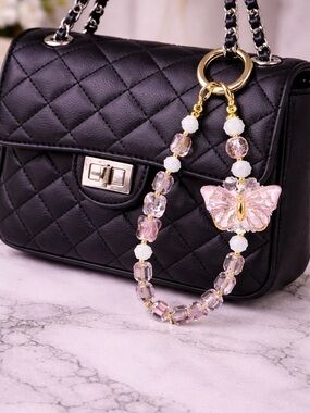 Pink Butterfly Beaded Bracelet - Women Jewelry